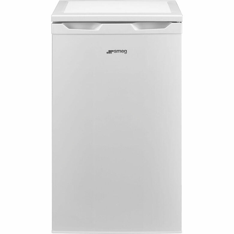 Smeg Frigorifero FS08EW Frigorifero Monoporta Con Freezer Interno A Libera Installazione, Sotto-Tavolo, Classe E, Bianco