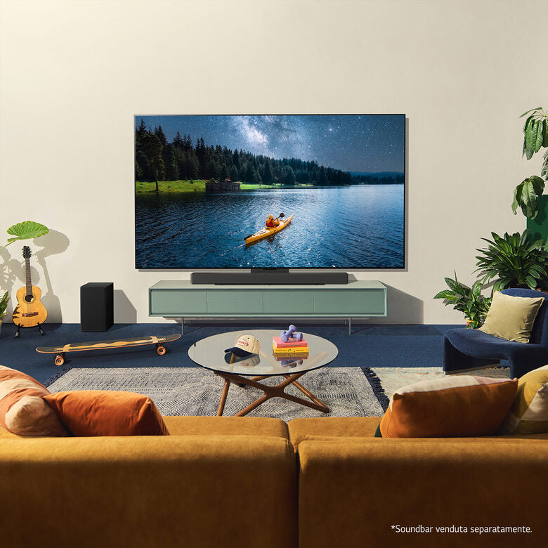 LG Oled77C44LA Televisione Smart TV 77" Pollici Oled Evo 4K Serie C4 Dolby Vision