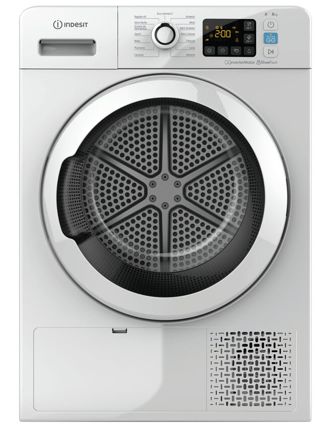 Indesit YT M11 82K RX IT asciugatrice Libera installazione Caricamento frontale 8 kg A++ Bianco
