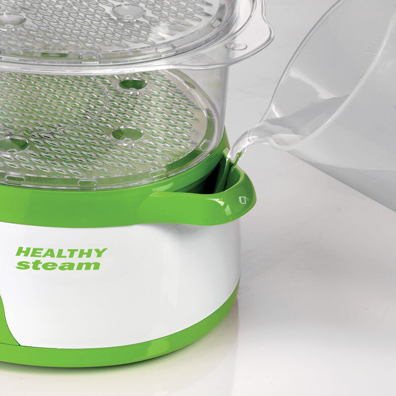 Ariete 0911 pentola a vapore 3 cestello/i Libera installazione 800 W Verde, Bianco