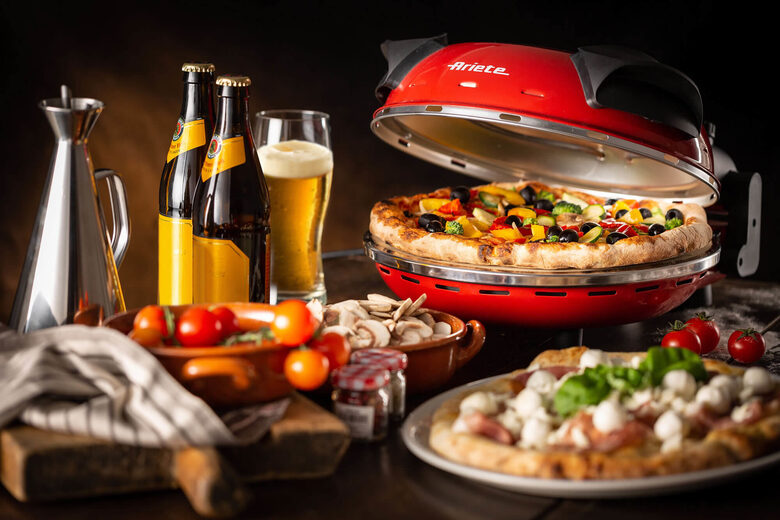 Ariete 0909 macchina e forno per pizza 1 pizza(e) 1200 W Nero, Rosso