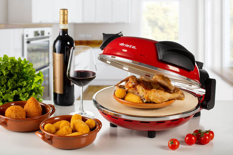 Ariete 0909 macchina e forno per pizza 1 pizza(e) 1200 W Nero, Rosso