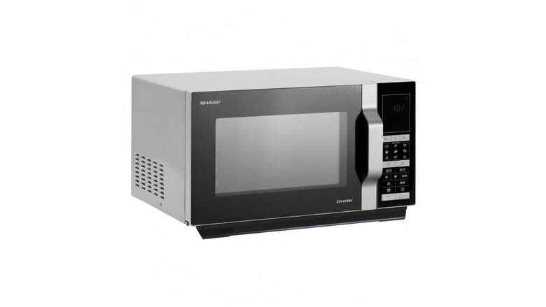 Sharp Home Appliances R890S forno a microonde Over the range Microonde combinato 28 L 900 W Nero, Argento