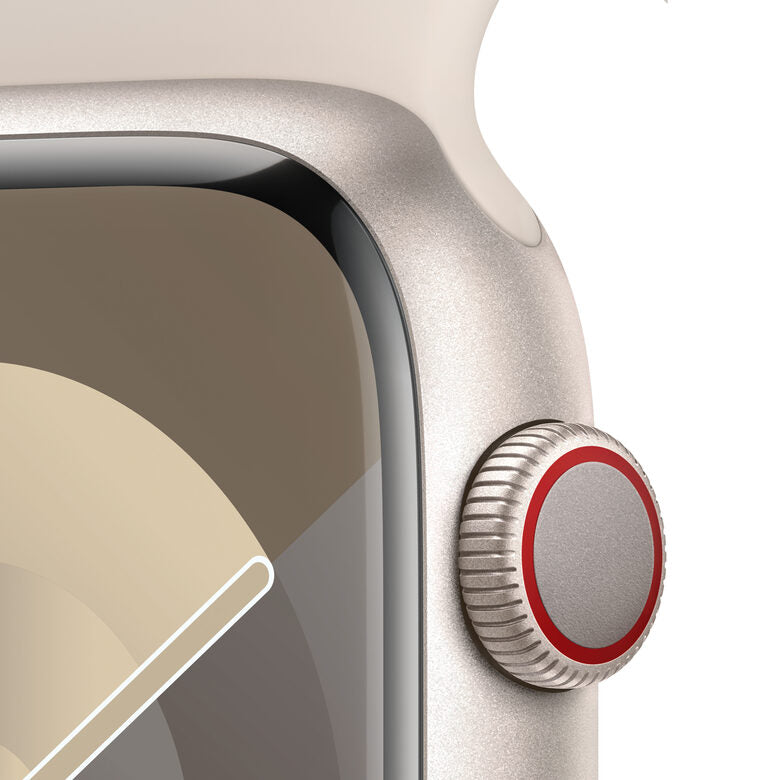 Apple Watch Series 9 GPS + Cellular Cassa 45mm in Alluminio Galassia con Cinturino Sport Galassia - M/L
