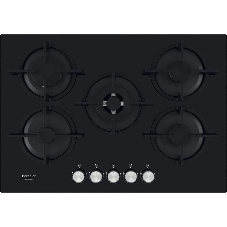 Hotpoint Ariston HAGS 72S BK Piano cottura a gas