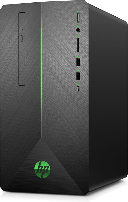HP Pavilion Gaming Desktop 690-0010nl DDR4-SDRAM i7-8700 Mini Tower Intel® Core™ i7 di ottava generazione 8 GB 1256 GB HDD+SSD Windows 10 Home PC Nero