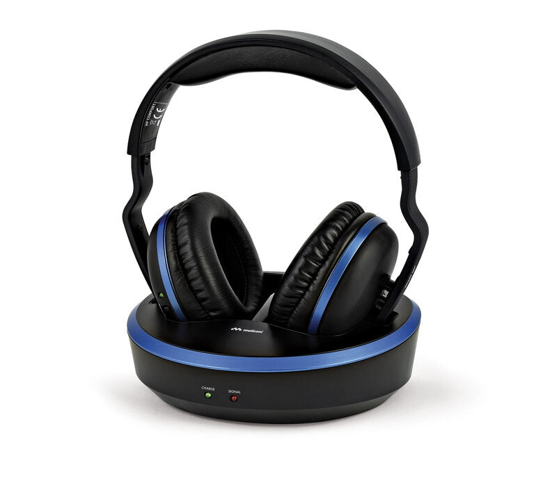 Meliconi HP COMFORT cuffia e auricolare Wireless Cuffie A Padiglione MUSICA Nero, Blu