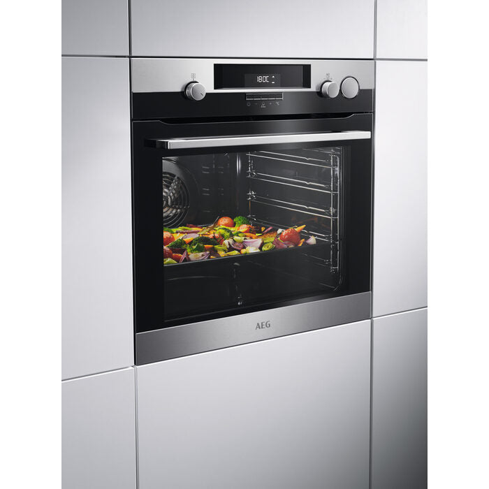 AEG BSE574222M Forno a Incasso 72 L A+ Nero, Acciaio inossidabile