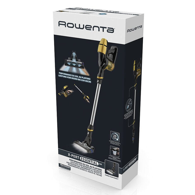 Rowenta RH7324 aspirapolvere senza filo Nero, Giallo Senza sacchetto