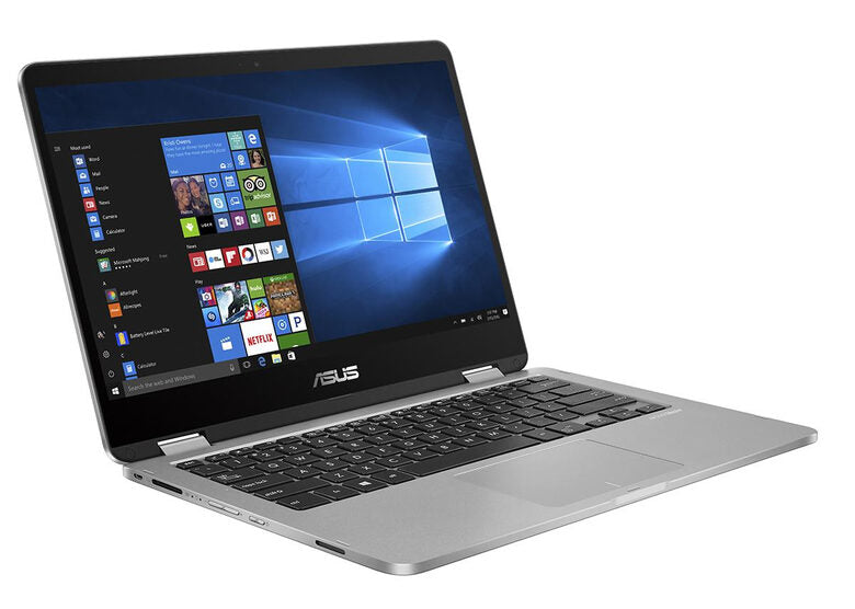 ASUS VivoBook Flip TP401MA-BZ023T notebook Ibrido (2 in 1) 35,6 cm (14") Touch screen HD Intel® Pentium® 4 GB LPDDR4-SDRAM 256 GB SSD Wi-Fi 5 (802.11ac) Windows 10 Home Grigio