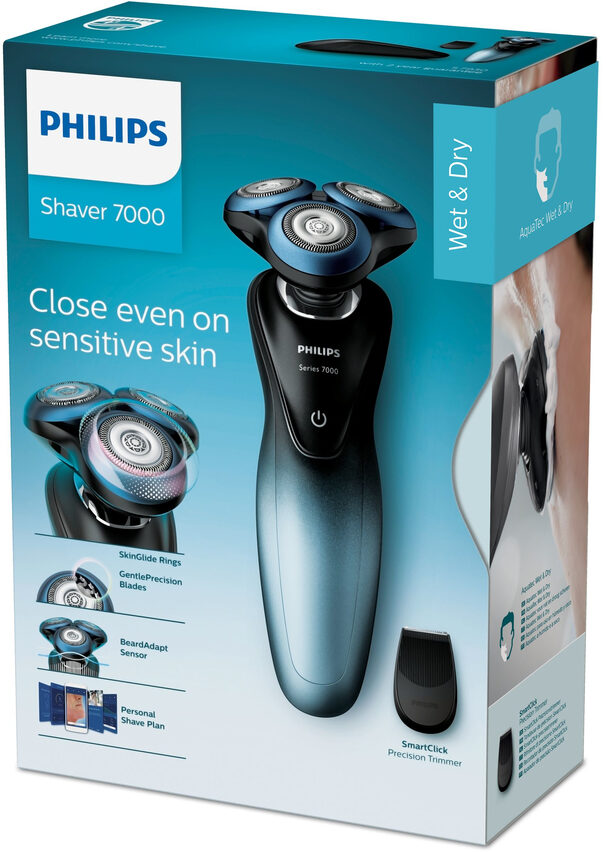 Philips SHAVER Series 7000 Rasoio elettrico Wet & Dry con sistema SkinGlide