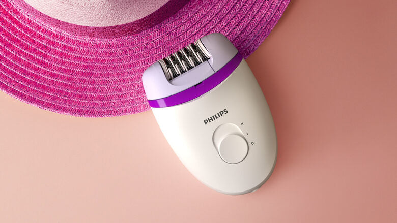 Philips Satinelle Essential Epilatore compatto, con filo, per gambe