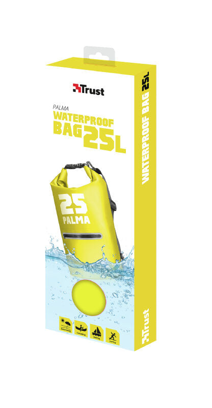 Trust Palma Giallo Zaino a Sacco 25 Lt Impermeabile