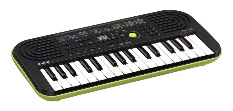 Casio SA-46 tastiera MIDI 127 chiavi Nero, Verde