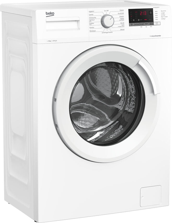 Beko WUXR81282WI/IT: Lavatrice 8kg, Classe A, 1200giri