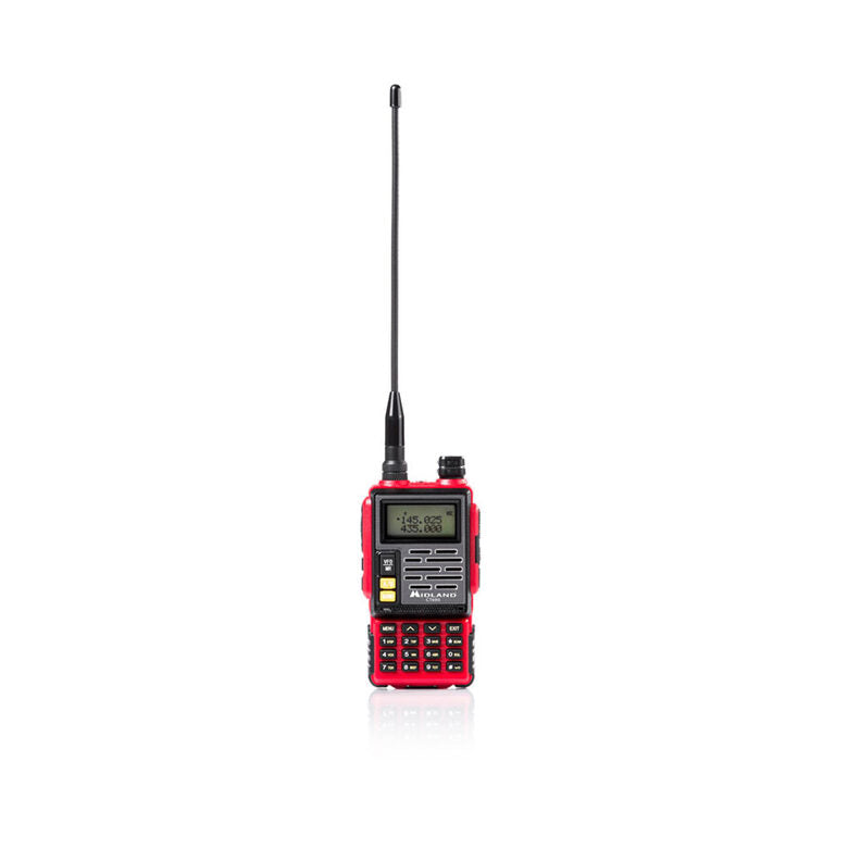 Midland CT690 ricetrasmittente 128 canali 136 - 480 MHz Nero, Rosso