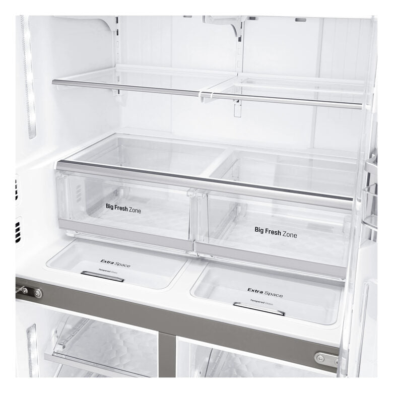 LG GML936NSHV frigorifero Multidoor Libera installazione Grafite, Acciaio inossidabile 571 L A+