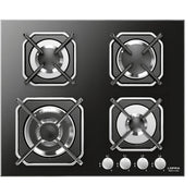Lofra HGN6G0 Piano Cottura Nero Da incasso 60 cm Gas 4 Fornello(i)