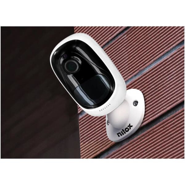 Nilox 31NXF60BG0001 telecamera di sorveglianza Telecamera di sicurezza IP Interno e esterno Cubo 1920 x 1080 Pixel Scrivania/Parete