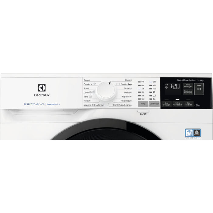 Electrolux EW6S462B lavatrice Caricamento frontale 6 kg 1200 Giri/min D Bianco