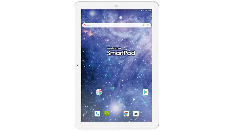 Mediacom SmartPad iyo 10 3G 8 GB 25,6 cm (10.1") Mediatek 1 GB Wi-Fi 4 (802.11n) Android 8.1 Argento, Bianco