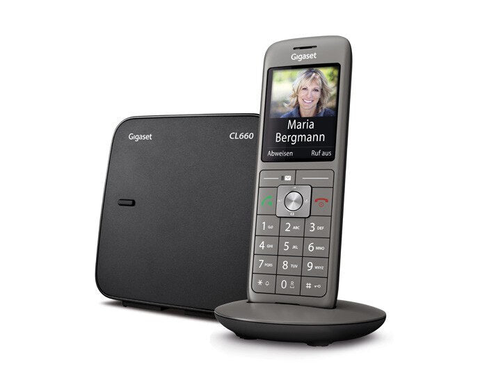 Gigaset CL660 Telefono analogico/DECT Identificatore di chiamata Antracite