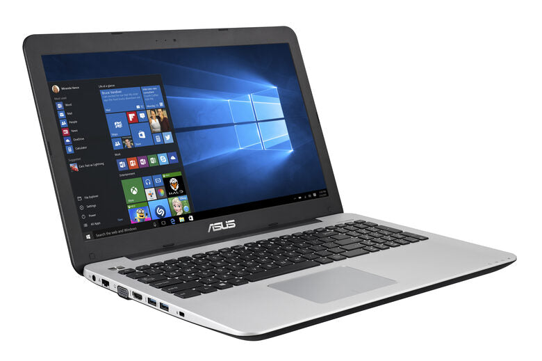 ASUS F555QA-XO186T notebook Computer portatile 39,6 cm (15.6") HD 7th Generation AMD A12-Series APUs 8 GB DDR4-SDRAM 256 GB SSD Wi-Fi 4 (802.11n) Windows 10 Nero, Grigio