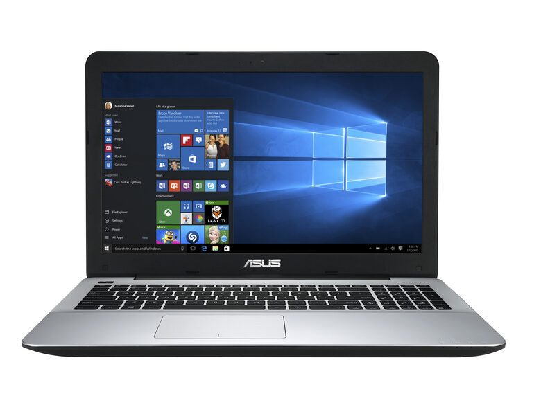 ASUS F555QA-XO186T notebook Computer portatile 39,6 cm (15.6") HD 7th Generation AMD A12-Series APUs 8 GB DDR4-SDRAM 256 GB SSD Wi-Fi 4 (802.11n) Windows 10 Nero, Grigio