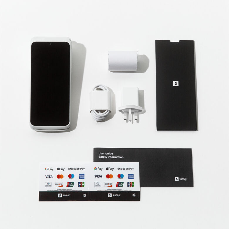 SumUp Terminal lettore di card readers USB Wi-Fi + 4G Bianco