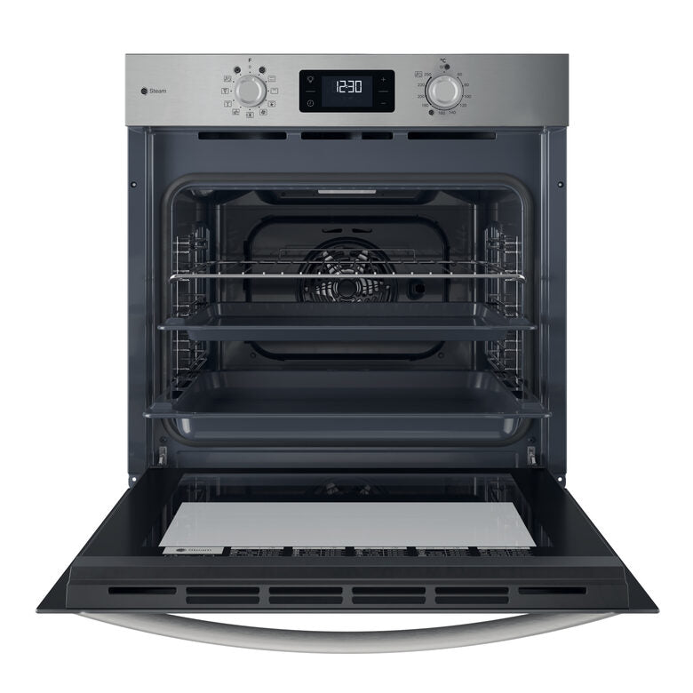 Indesit IO 258HS B forno da incasso multifunzione Inox 11Funzioni totali classe A+ 71Lt Funzione Vapore, Idrolisi