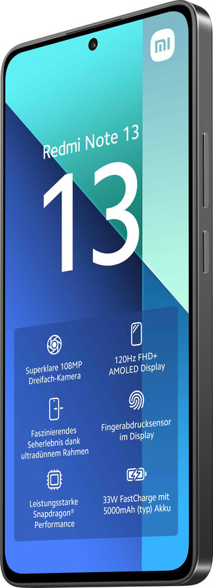 Xiaomi Redmi Note 13 16,9 cm (6.67") Doppia SIM Android 13 4G USB tipo-C 6 GB 128 GB 5000 mAh Nero