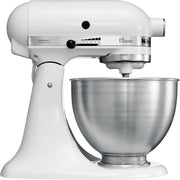 KitchenAid 5K45SS Sbattitore con base 275 W Acciaio inossidabile, Bianco