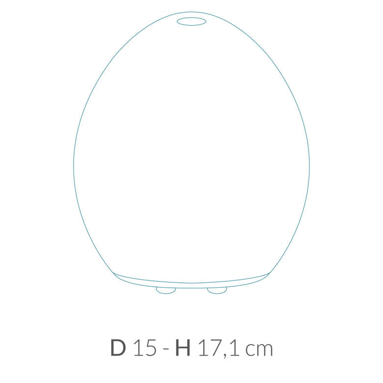 Arya HD Mars diffusore di aromi Cisterna Vetro Bianco