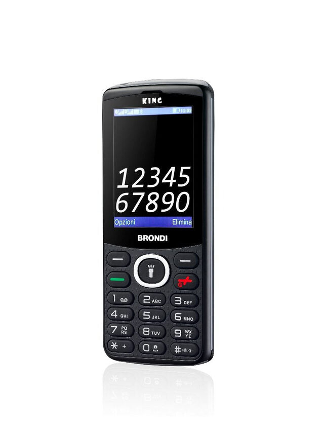 Brondi King 6,1 cm (2.4") Nero Telefono cellulare basico