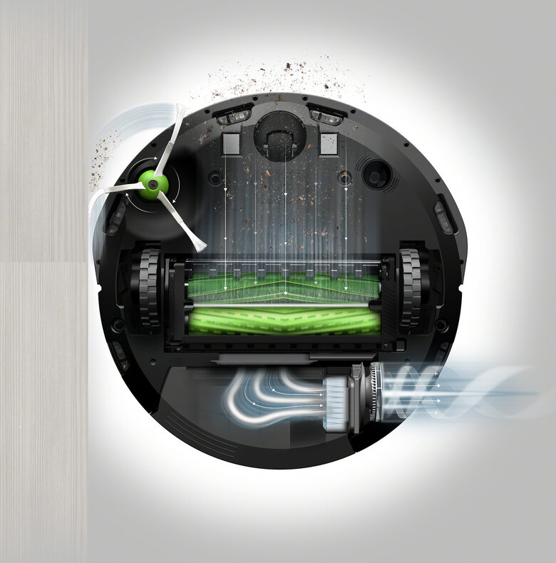 iRobot Roomba i7 Aspirapolvere Robot 0,4 L Senza sacchetto Nero