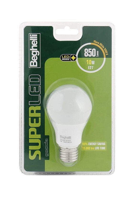 Beghelli 56880BL Lampadina a risparmio energetico 10 W E27 F