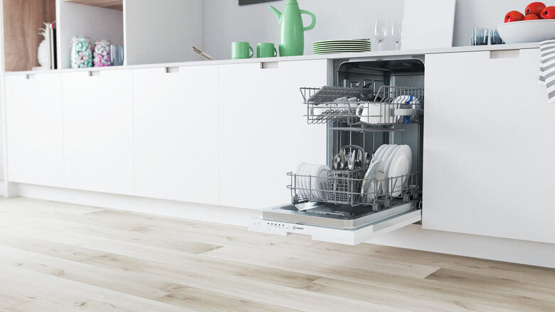 Indesit DI9E 2B10 Lavastoviglie a Incasso Scomparsa Totale 9 coperti F