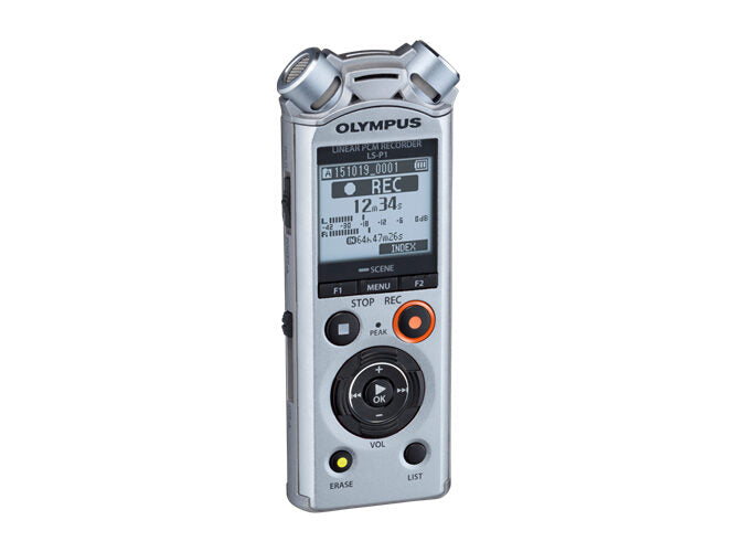 Olympus LS-P1 Memoria interna e scheda di memoria Argento
