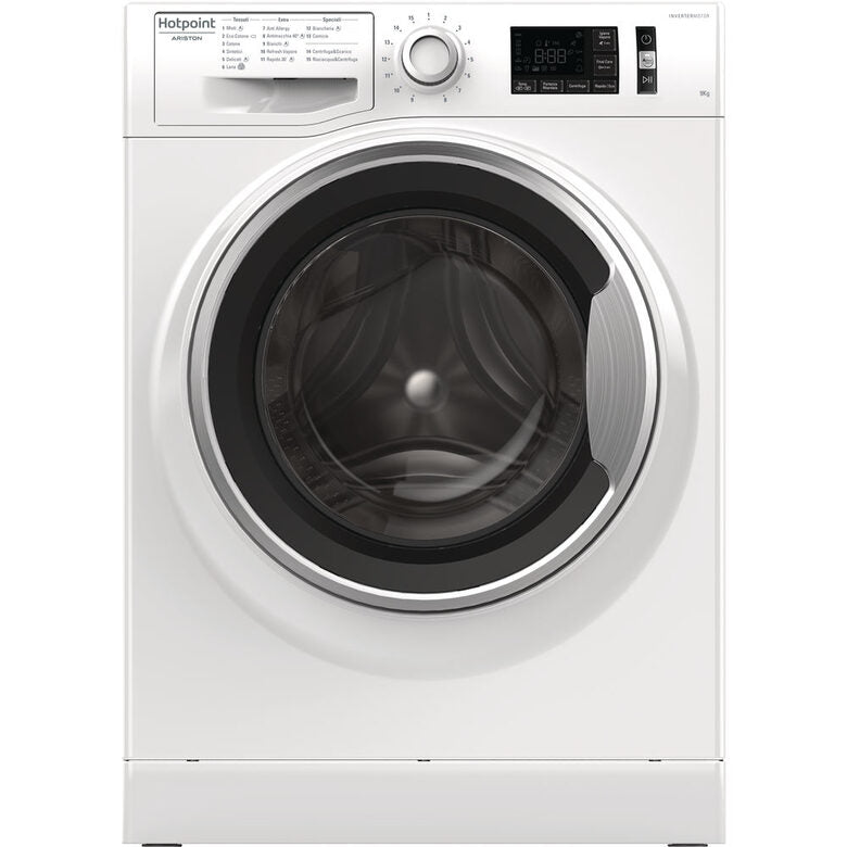 Hotpoint NR649GWSA lavatrice Caricamento frontale 9 kg 1400 Giri/min Bianco