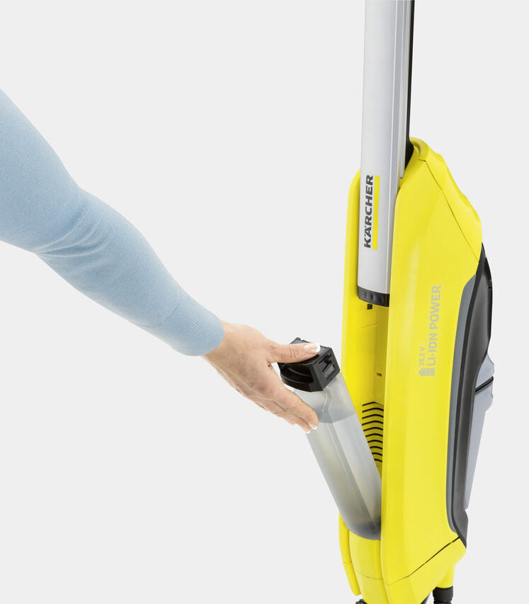 Kärcher FC 5 Cordless Senza sacchetto Nero, Argento, Giallo