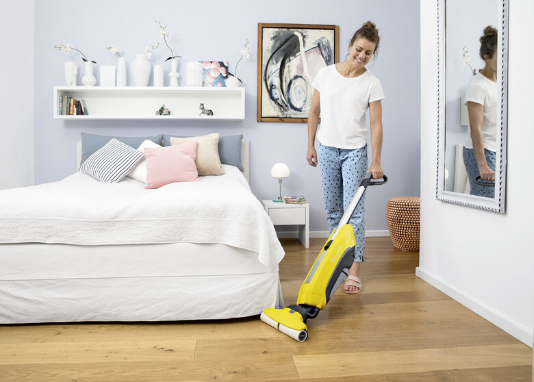 Kärcher FC 5 Cordless Senza sacchetto Nero, Argento, Giallo