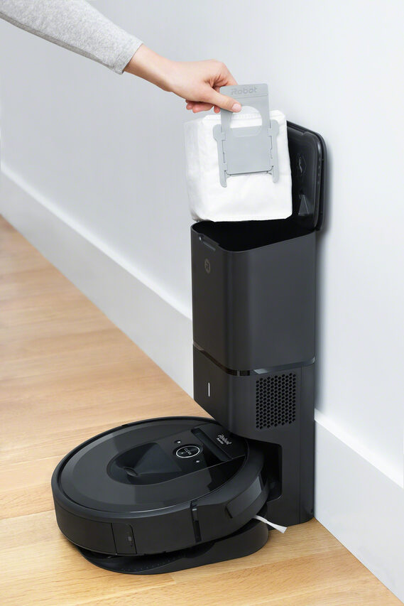 iRobot Roomba i7+ Aspirapolvere Robot 0,4 L Senza sacchetto Nero