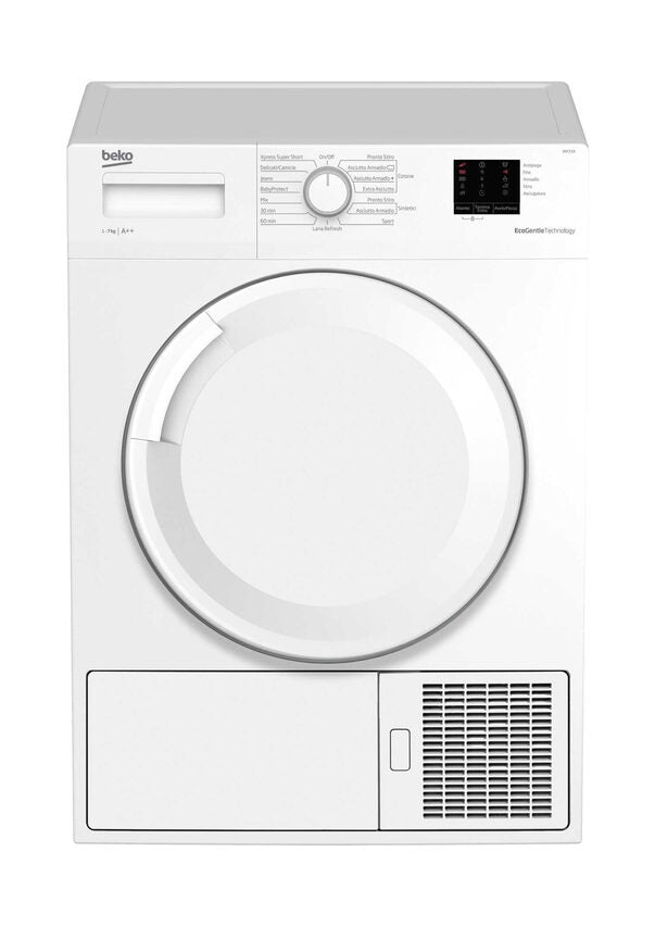 Beko DRX721B asciugatrice Libera installazione Caricamento frontale 7 kg A++ Bianco