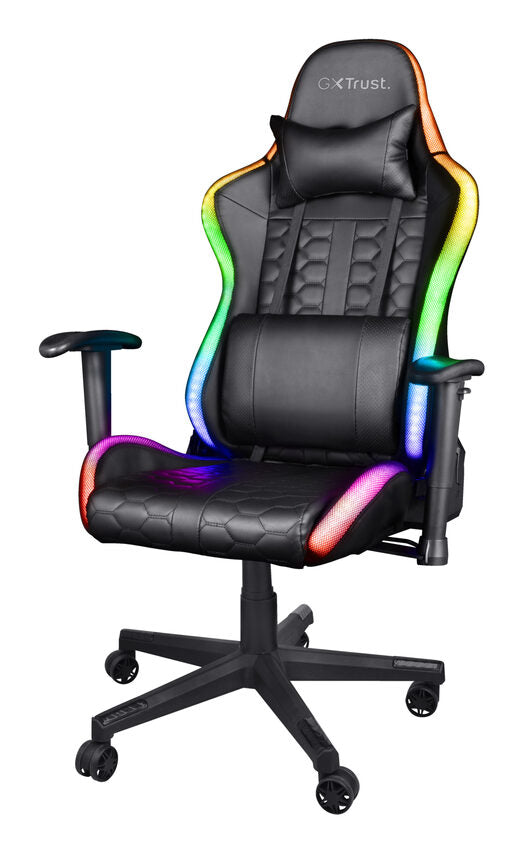 Trust GXT 716 Rizza Sedia per gaming universale Sedia tappezzata Nero