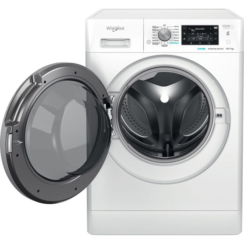 Whirlpool FreshCare Lavasciuga a libera installazione - FFWDD 107436 BSV IT