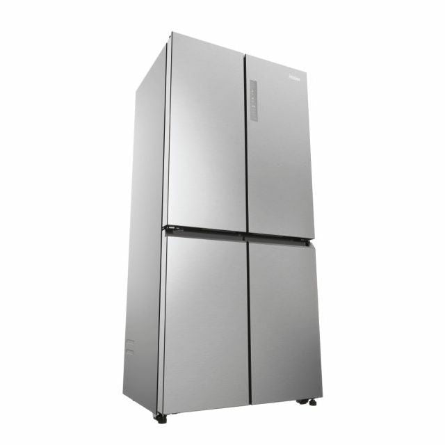 Haier HCR3818ENMM Cube 83 Serie 3 Frigorifero Side By Side Libera Installazione 467 L E Platino Stainless steel