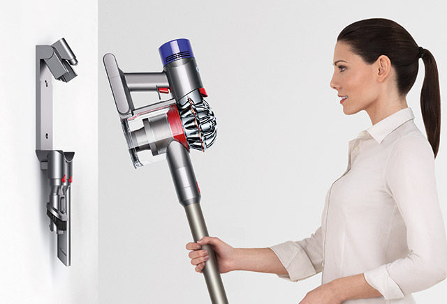 Dyson V8 Motorhead aspirapolvere senza filo Nichel, Titanio Senza sacchetto