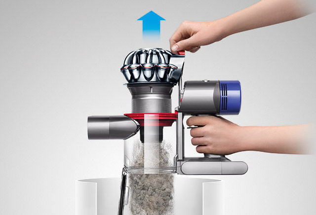 Dyson V8 Motorhead aspirapolvere senza filo Nichel, Titanio Senza sacchetto
