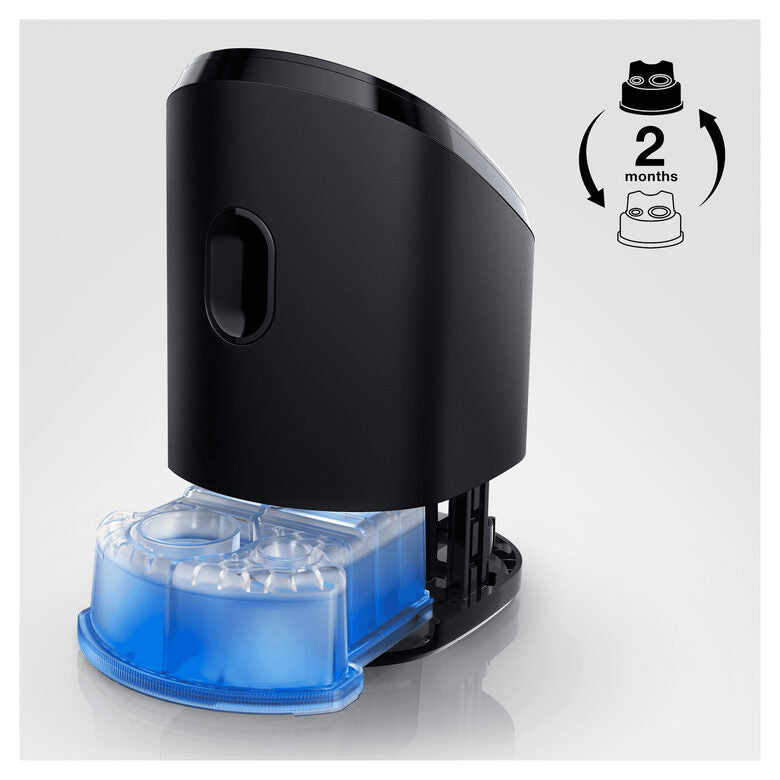 Braun Clean&Charge Cartucce Di Ricarica Per Rasoio Da Barba Elettrico, 2 Confezioni