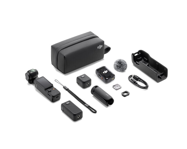 DJI Pocket 3 Creator Combo fotocamera a sospensione cardanica 4K Ultra HD 9,4 MP Nero